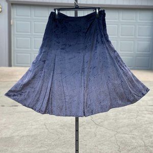 Per Una velvet ombré gradient skirt UK 10